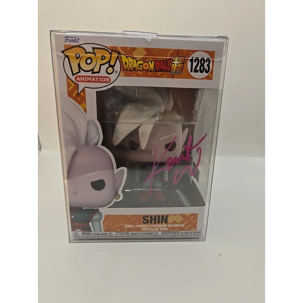 Funko Pop! Vinyl: Dragon Ball - Shin #1283 Autographed‎ By KENT WILLIAMS